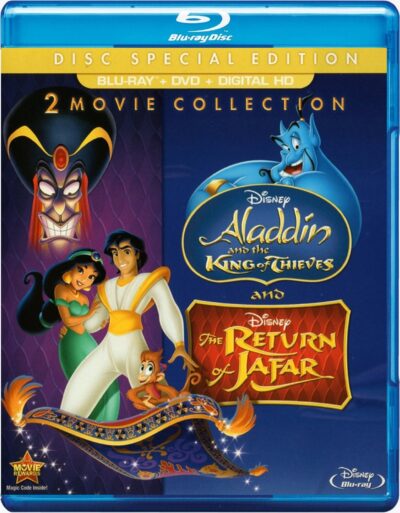 Aladdin : O Retorno de Jafar / Aladdin e os 40 Ladrões(1994/1996) Blu-ray Dublado e Legendado