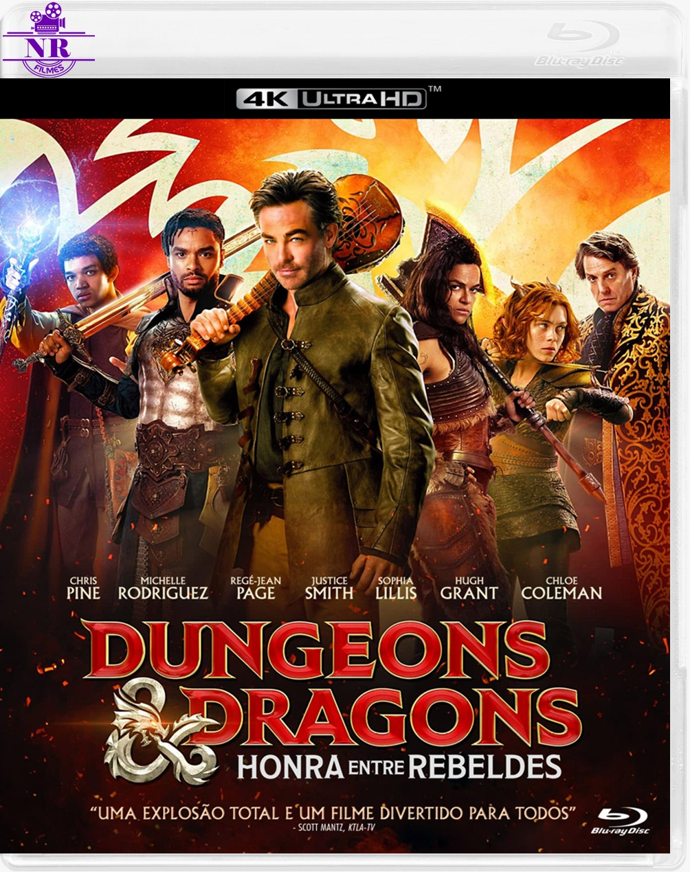Dungeons & Dragons: Honra Entre Rebeldes (2023) Blu Ray 4K UHD Dublado Legendado