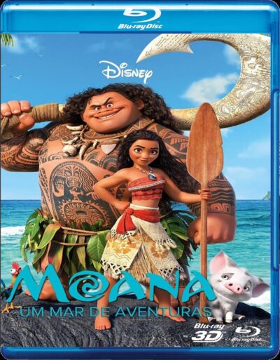 Moana - Um Mar de Aventuras 3D (2016) Blu-ray Dublado Legendado