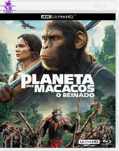 Planeta dos Macacos: O Reinado (2024) Blu Ray 4K UHD Dublado Legendado
