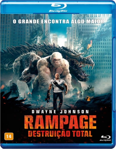 Rampage: Destruição Total (2018) Blu-ray Dublado E Legendado