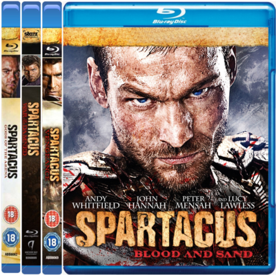 Spartacus: 1 a 3 Temporada+ Mini Serie Blu-ray Dublado Legendado