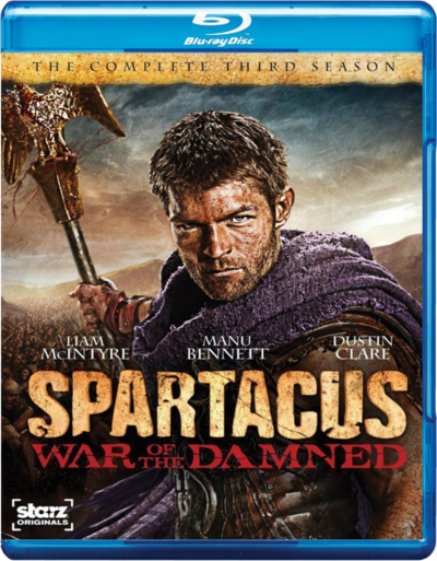 Spartacus: War of the Damned 3º Temporada Blu-ray Dublado Legendado