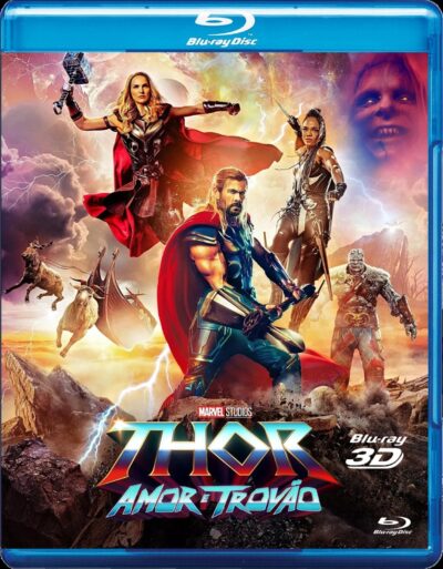 Thor: Amor e Trovão 3D (2022) Blu Ray Dublado Legendado