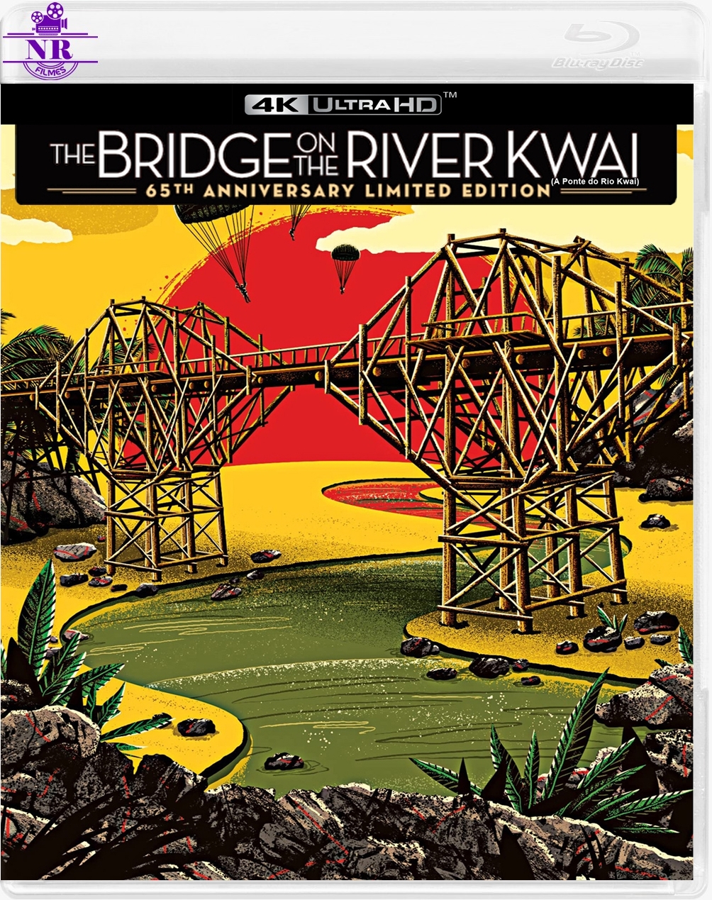 A Ponte do Rio Kwai (1957) Blu Ray 4K UHD Dublado Legendado